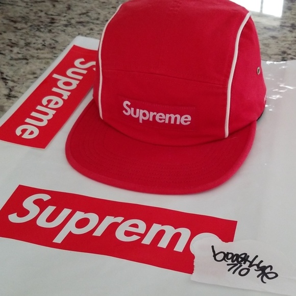 Supreme Other - SUPREME - Red - Piping Camp Cap - NWT